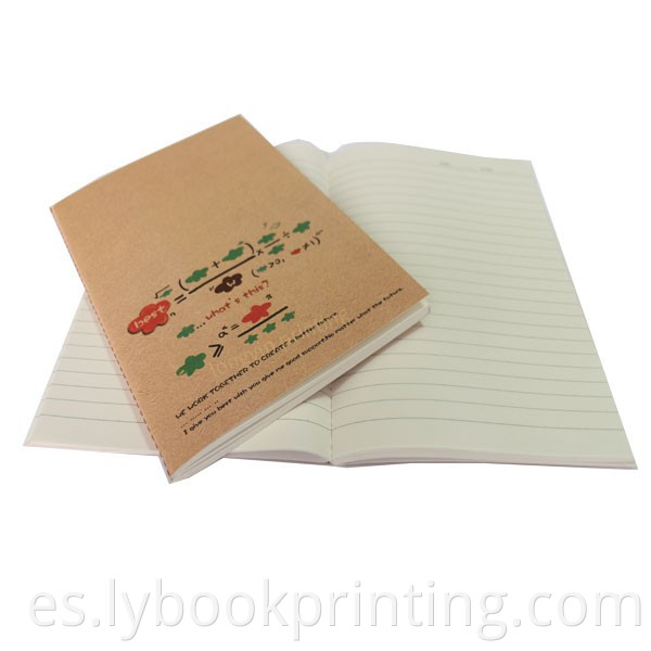 Libros de ejercicios escolares de fabricación de fábrica Impresión de bloc de notas blandas